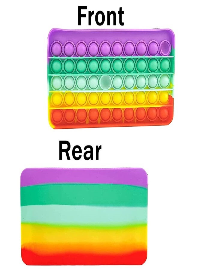 OANGO حقيبة أقلام رصاص أوانجو بوبيت، حقيبة تخزين أدوات مكتبية، لعبة بوب لتخفيف التوتر، حقيبة تخزين أدوات مكتبية، حقيبة مستحضرات تجميل للمكتب والمدرسة (مستطيلة) - Image 5